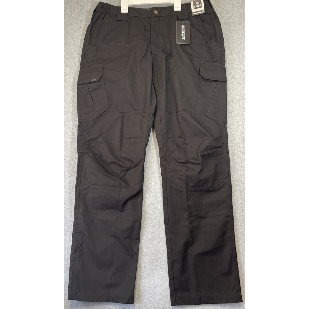CQR Mens Tactical Cargo Pants Gray 38x34 Ripstop Utility Outdoor Workwear NWT